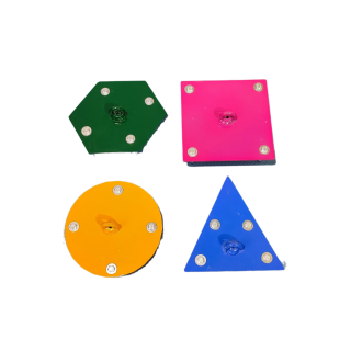 Kit Suporte Fixo para Teto de Concreto Formas Geométricas