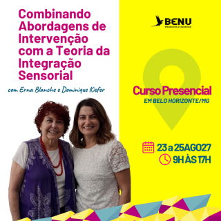 Curso PRESENCIAL - Combinando Abordagens de Intervenção com a Teoria da Integração Sensorial